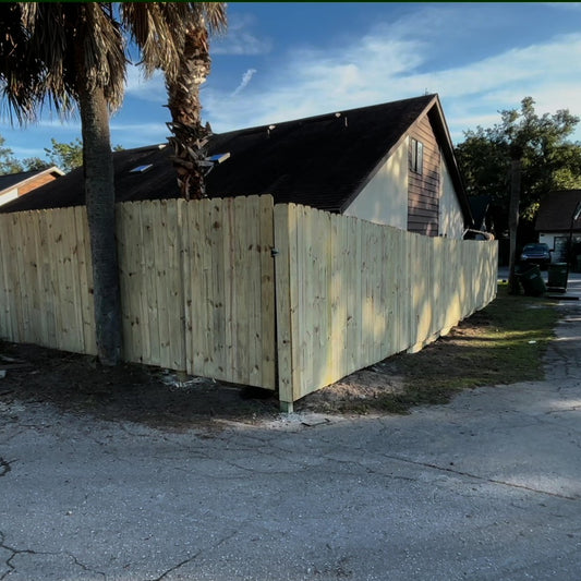 Wood Fence Installation - Price by Linear Feet